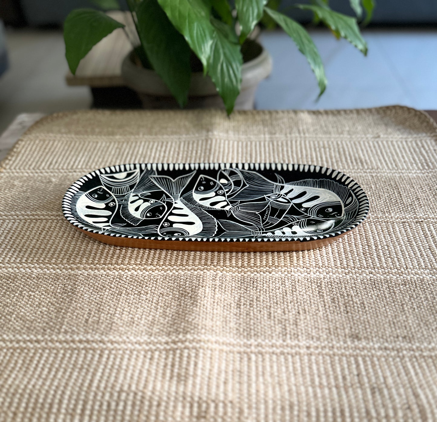 Classic Fish oval tray