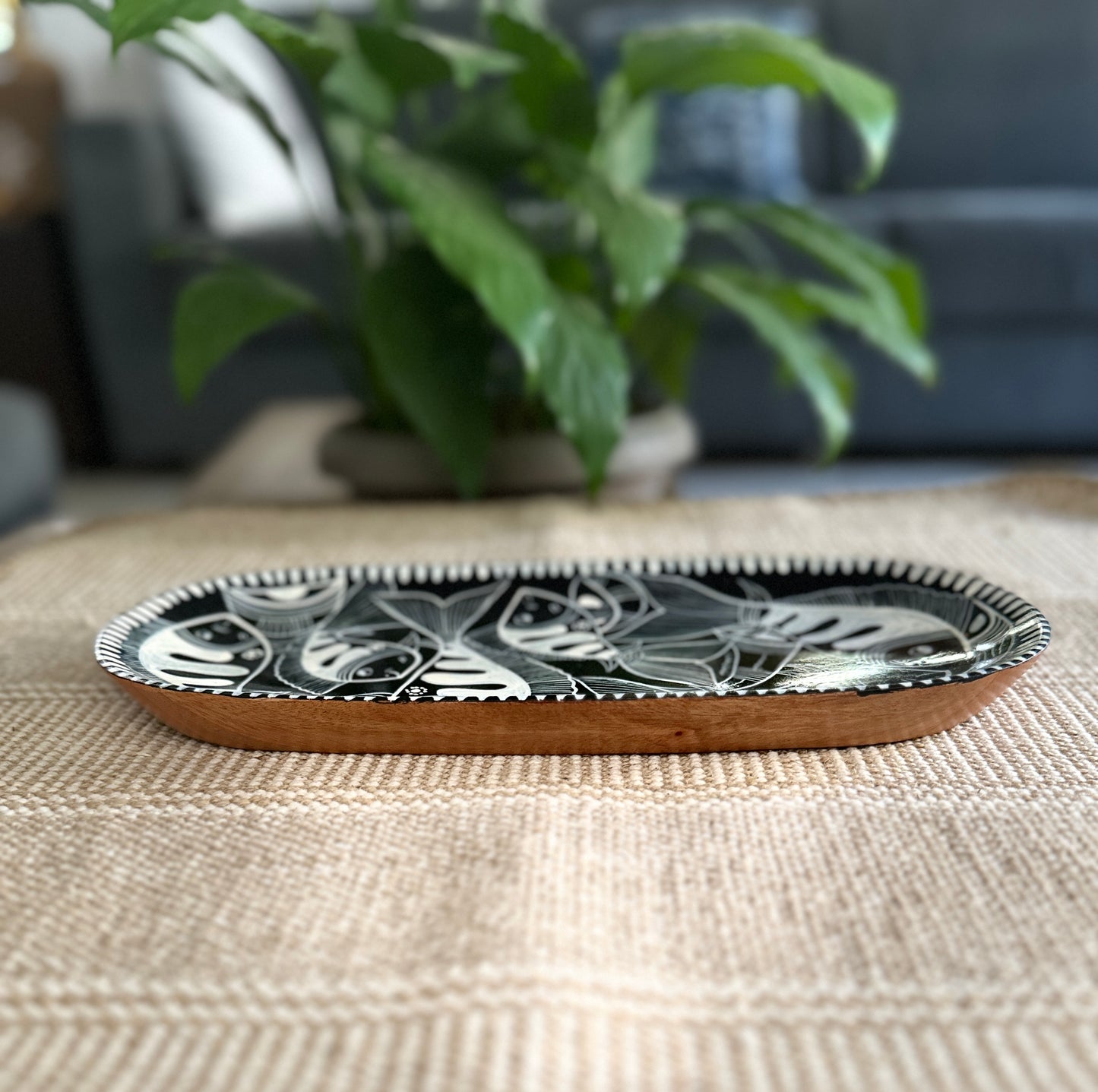 Classic Fish oval tray