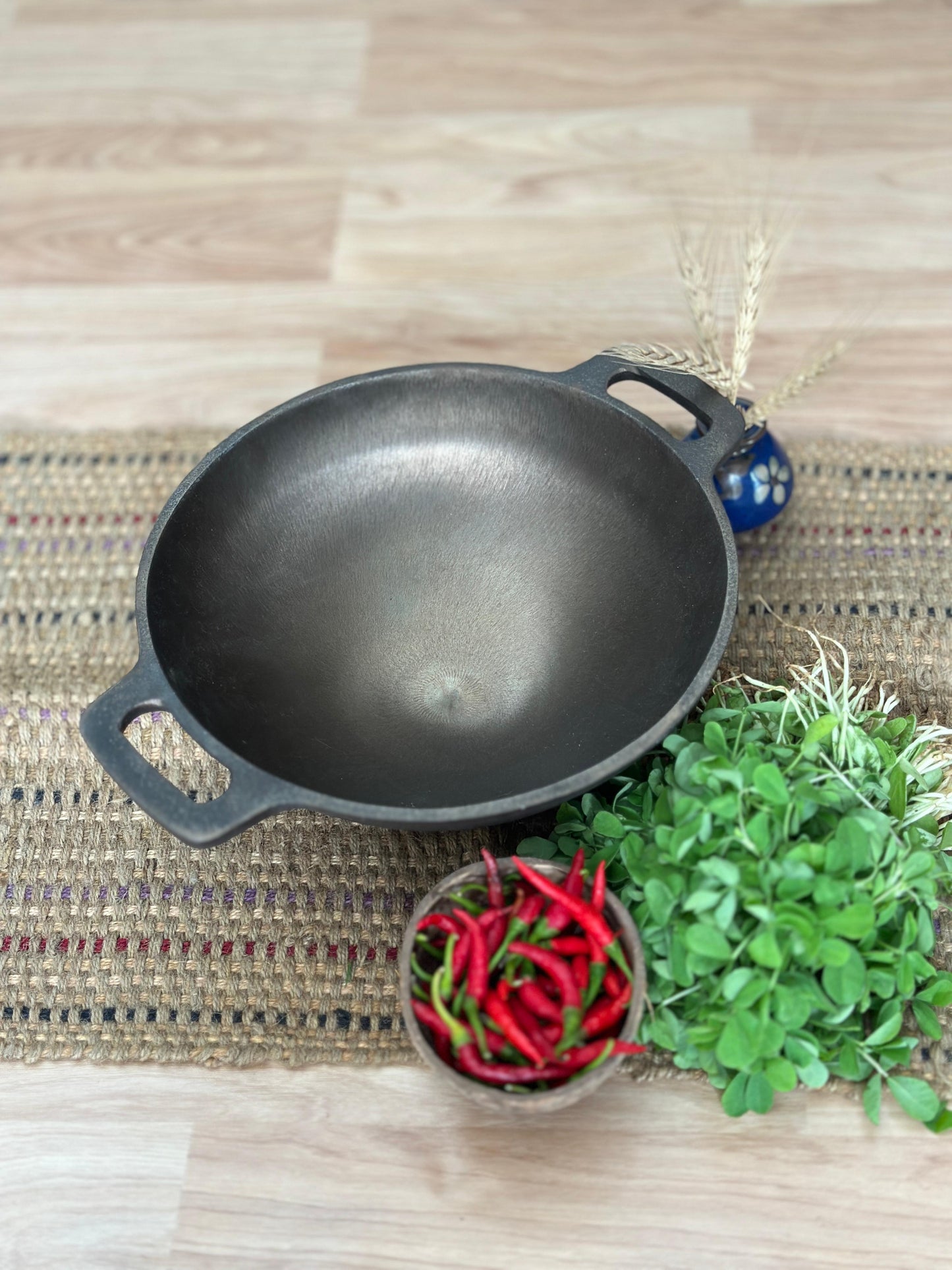 Cast Iron deep Kadai
