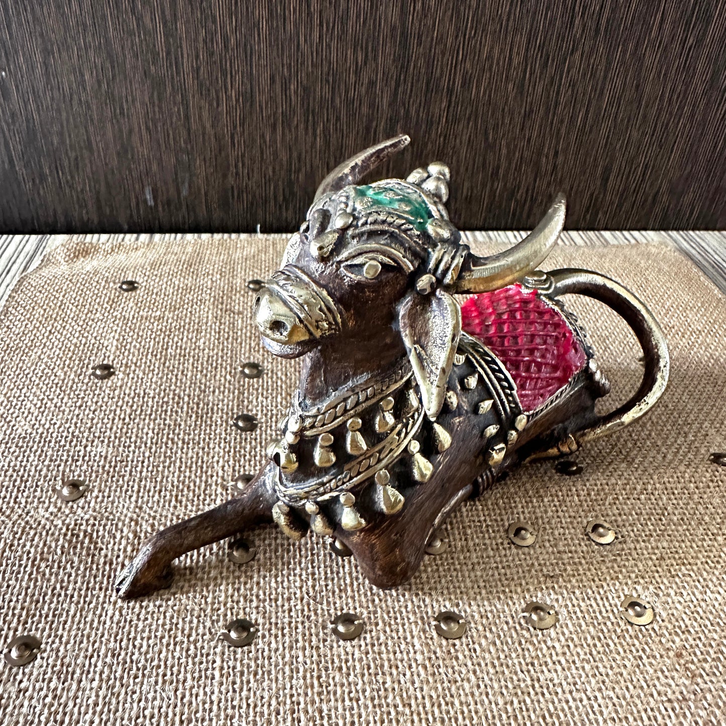 Nandi in Dokra art