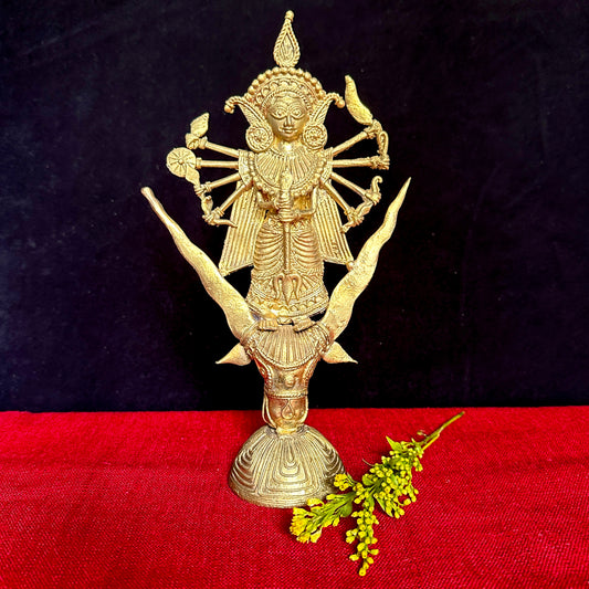Maa Durga in Dokra Art