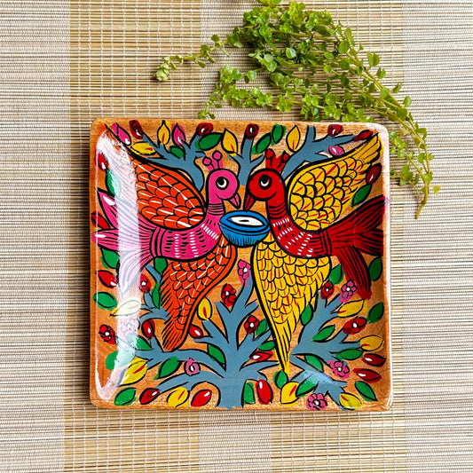 Wooden Hand painted Tray