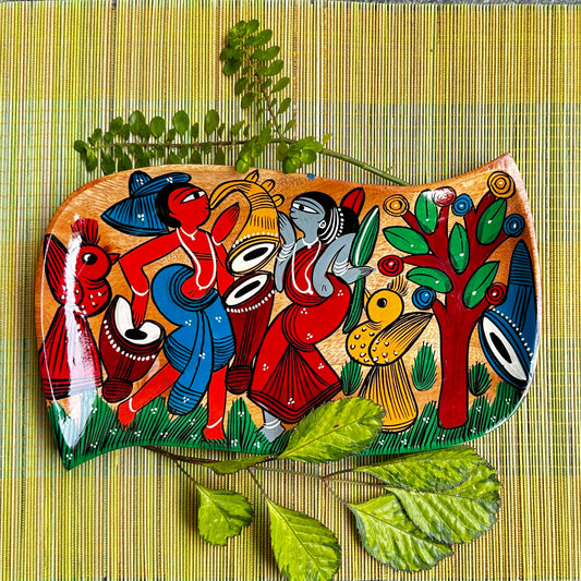 Village Art Freeform Tray