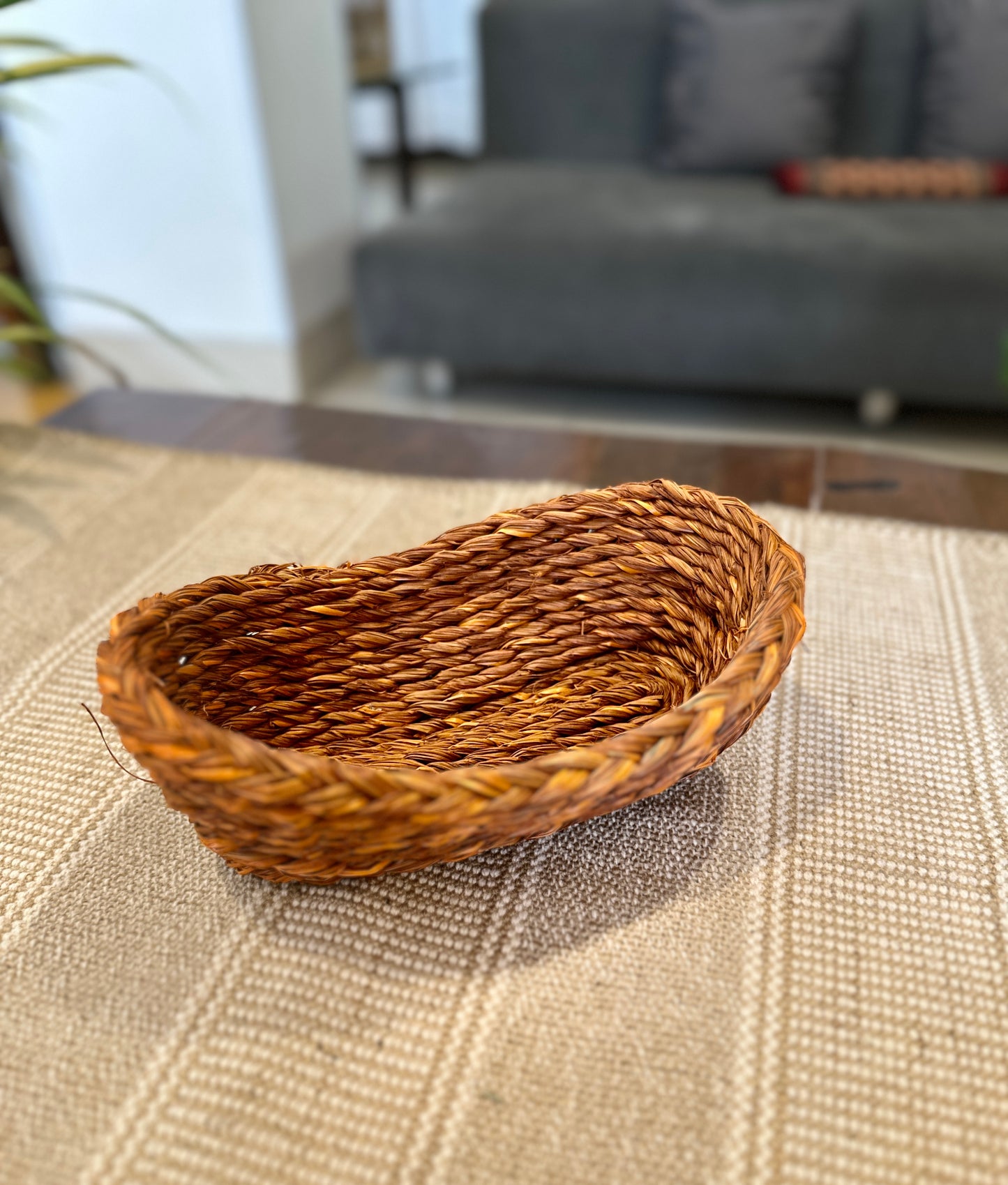 Sabai grass oval tray