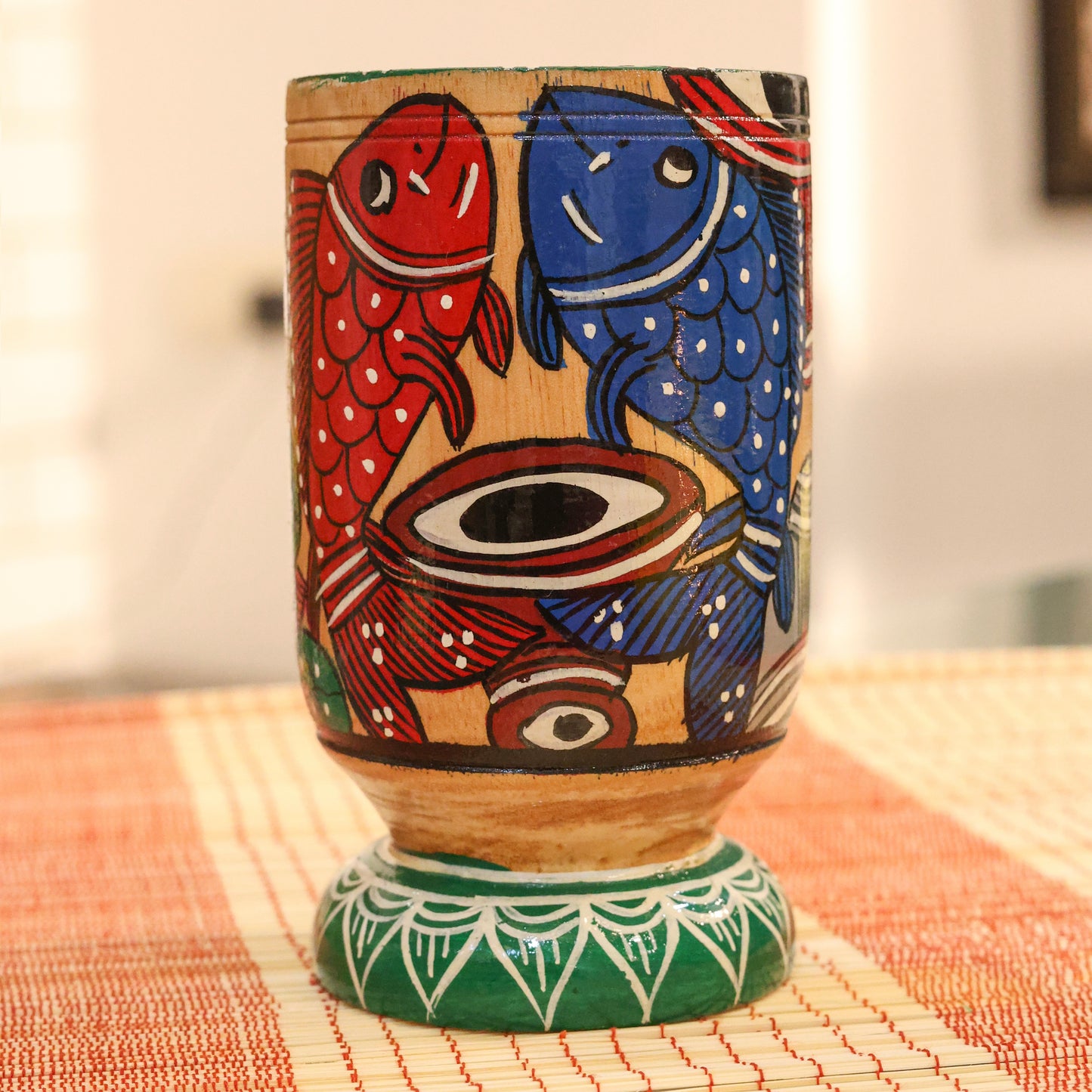 Wooden Hand painted Multipurpose holder